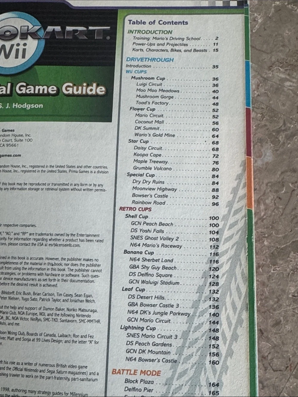 Mario Kart WII Prima Official Strategy Game Guide Nintendo paperback book